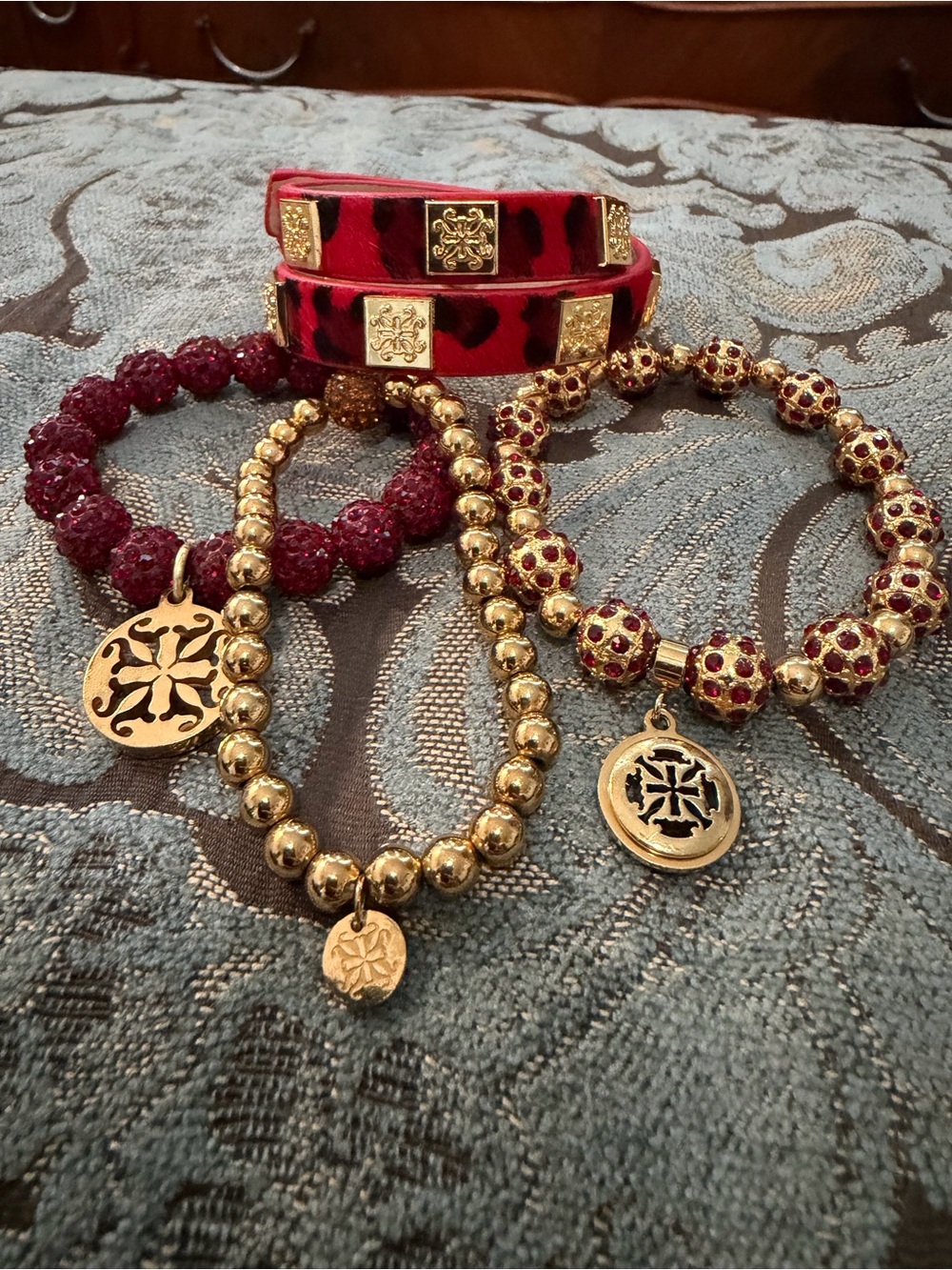 Rustic Cuff 4 Piece Bracelet Set
